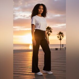 SPANXshape Booty Boost Black Flare Pant